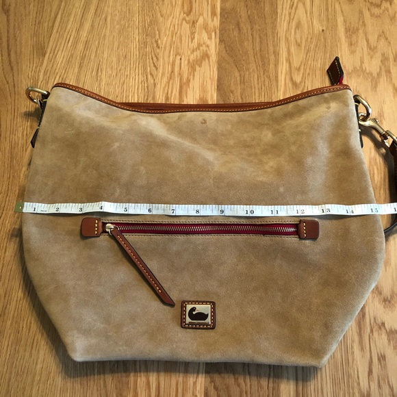 Dooney & Bourke Camden Suede Hobo - Picture 2 of 10